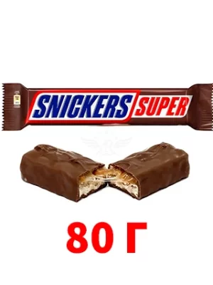 Сникерс 80г шоколадный батончик