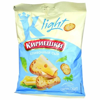 33гр Сухарики Кириешки Light пшеные вкус сливочный сыр