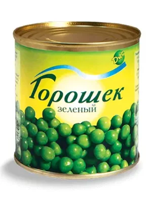 400г Горошек зеленый Дис
