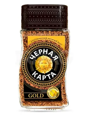 Кофе растворимый Черная Карта Gold (47,5 г)