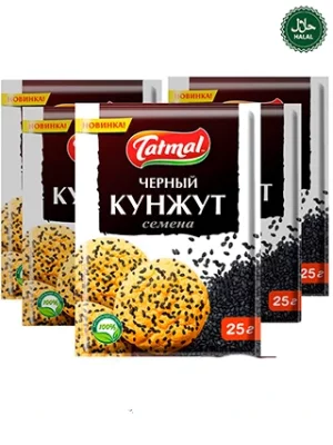 Кунжут чёрный семена 25г.
