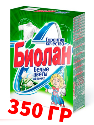 Стиральный порошок Биолан Белые цветы Автомат, 350 гр