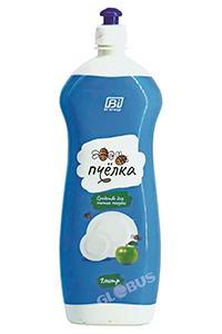 Средство д/мытья посуды Пчелка яблоко 1л