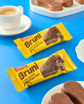 Bruni кекс глазированный с какао начинкой