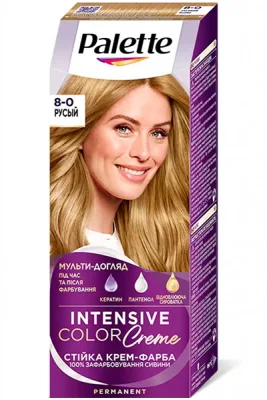Крем - Краска для волос Palette 8-0 Русый